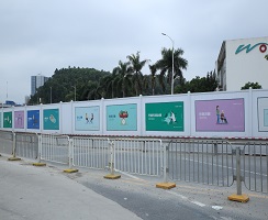 PVC施工圍擋既環(huán)保有實用，價格低廉