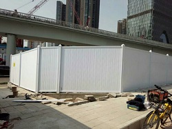 城市交通工程施工，PVC圍擋使用安裝效果更佳